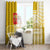 Vatican City Window Curtain St. Peter’s Basilica & Papal Emblem Gold Ornate Architecture