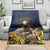 Agnus Dei Lamb of God Blanket Latin Catholic Art with Gold Baroque Accents