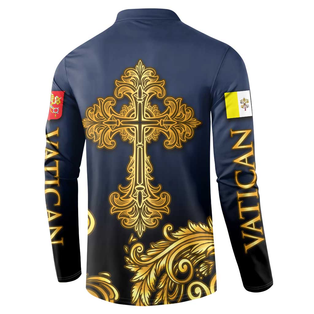 Agnus Dei Lamb of God Button Sweatshirt Latin Catholic Art with Gold Baroque Accents