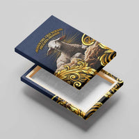 Agnus Dei Lamb of God Canvas Wall Art Latin Catholic Art with Gold Baroque Accents