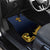 Agnus Dei Lamb of God Car Mats Latin Catholic Art with Gold Baroque Accents