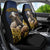 Agnus Dei Lamb of God Car Seat Cover Latin Catholic Art with Gold Baroque Accents