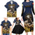 Agnus Dei Lamb of God Family Matching Long Sleeve Bodycon Dress and Hawaiian Shirt Latin Catholic Art with Gold Baroque Accents