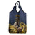 Agnus Dei Lamb of God Grocery Bag Latin Catholic Art with Gold Baroque Accents