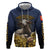 Agnus Dei Lamb of God Hoodie Latin Catholic Art with Gold Baroque Accents