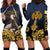 Agnus Dei Lamb of God Hoodie Dress Latin Catholic Art with Gold Baroque Accents