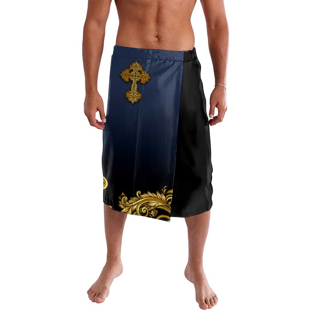 Agnus Dei Lamb of God Lavalava Latin Catholic Art with Gold Baroque Accents