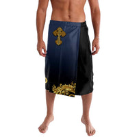 Agnus Dei Lamb of God Lavalava Latin Catholic Art with Gold Baroque Accents