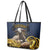 Agnus Dei Lamb of God Leather Tote Bag Latin Catholic Art with Gold Baroque Accents