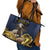 Agnus Dei Lamb of God Leather Tote Bag Latin Catholic Art with Gold Baroque Accents