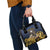 Agnus Dei Lamb of God Shoulder Handbag Latin Catholic Art with Gold Baroque Accents