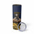 Agnus Dei Lamb of God Skinny Tumbler Latin Catholic Art with Gold Baroque Accents