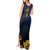 Agnus Dei Lamb of God Tank Maxi Dress Latin Catholic Art with Gold Baroque Accents
