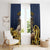 Agnus Dei Lamb of God Window Curtain Latin Catholic Art with Gold Baroque Accents