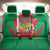 Mauritius Coat of Arms Back Car Seat Cover National Emblem Blended with Traditional Patterns
