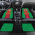 Mauritius Coat of Arms Car Mats National Emblem Blended with Traditional Patterns