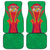 Mauritius Coat of Arms Car Mats National Emblem Blended with Traditional Patterns