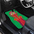 Mauritius Coat of Arms Car Mats National Emblem Blended with Traditional Patterns