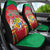 Mauritius Coat of Arms Car Seat Cover National Emblem Blended with Traditional Patterns