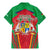 Mauritius Coat of Arms Family Matching Mermaid Dress and Hawaiian Shirt National Emblem Blended with Traditional Patterns