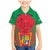 Mauritius Coat of Arms Family Matching Mermaid Dress and Hawaiian Shirt National Emblem Blended with Traditional Patterns