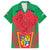 Mauritius Coat of Arms Family Matching Puletasi and Hawaiian Shirt National Emblem Blended with Traditional Patterns