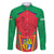 Mauritius Coat of Arms Family Matching Puletasi and Hawaiian Shirt National Emblem Blended with Traditional Patterns