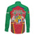 Mauritius Coat of Arms Family Matching Tank Maxi Dress and Hawaiian Shirt National Emblem Blended with Traditional Patterns