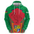 Mauritius Coat of Arms Hoodie National Emblem Blended with Traditional Patterns