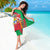 Mauritius Coat of Arms Sarong National Emblem Blended with Traditional Patterns