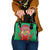 Mauritius Coat of Arms Shoulder Handbag National Emblem Blended with Traditional Patterns