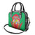 Mauritius Coat of Arms Shoulder Handbag National Emblem Blended with Traditional Patterns