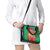Mauritius Coat of Arms Shoulder Handbag National Emblem Blended with Traditional Patterns