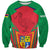 Mauritius Coat of Arms Sweatshirt National Emblem Blended with Traditional Patterns