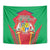 Mauritius Coat of Arms Tapestry National Emblem Blended with Traditional Patterns