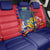 Mauritius Back Car Seat Cover National Emblem Integrated with Country's Shape – Symbolic Design