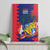 Mauritius Canvas Wall Art National Emblem Integrated with Country's Shape – Symbolic Design