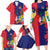 Mauritius Family Matching Long Sleeve Bodycon Dress and Hawaiian Shirt National Emblem Integrated with Country's Shape – Symbolic Design