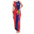 Mauritius Family Matching Tank Maxi Dress and Hawaiian Shirt National Emblem Integrated with Country's Shape – Symbolic Design