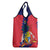 Mauritius Grocery Bag National Emblem Integrated with Country's Shape – Symbolic Design