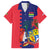 Mauritius Hawaiian Shirt National Emblem Integrated with Country's Shape – Symbolic Design