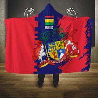 Mauritius Hooded Blanket National Emblem Integrated with Country's Shape – Symbolic Design