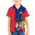 Mauritius Kid Hawaiian Shirt National Emblem Integrated with Country's Shape – Symbolic Design