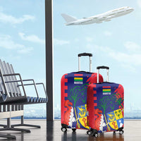 Mauritius Luggage Cover National Emblem Integrated with Country's Shape – Symbolic Design