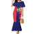 Mauritius Mermaid Dress National Emblem Integrated with Country's Shape – Symbolic Design