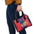 Mauritius Shoulder Handbag National Emblem Integrated with Country's Shape – Symbolic Design