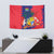 Mauritius Tapestry National Emblem Integrated with Country's Shape – Symbolic Design
