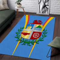 Aruba Area Rug National Emblem Featuring the Lion Symbol - Majestic Design