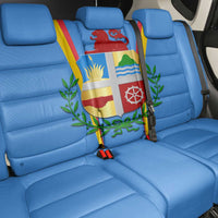 Aruba Back Car Seat Cover National Emblem Featuring the Lion Symbol - Majestic Design