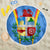 Aruba Beach Blanket National Emblem Featuring the Lion Symbol - Majestic Design